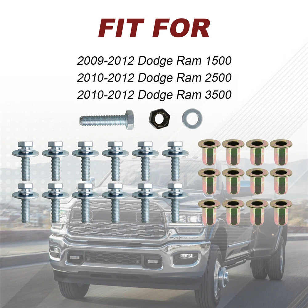 Side Step Hardware Mounting Kit for Dodge Ram 1500 2500 3500 (2010–2012)