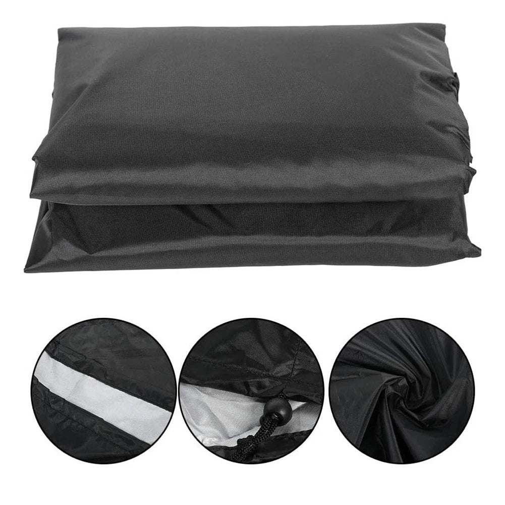 Square Pool Cover with Drawstring for Protection (231x231cm)