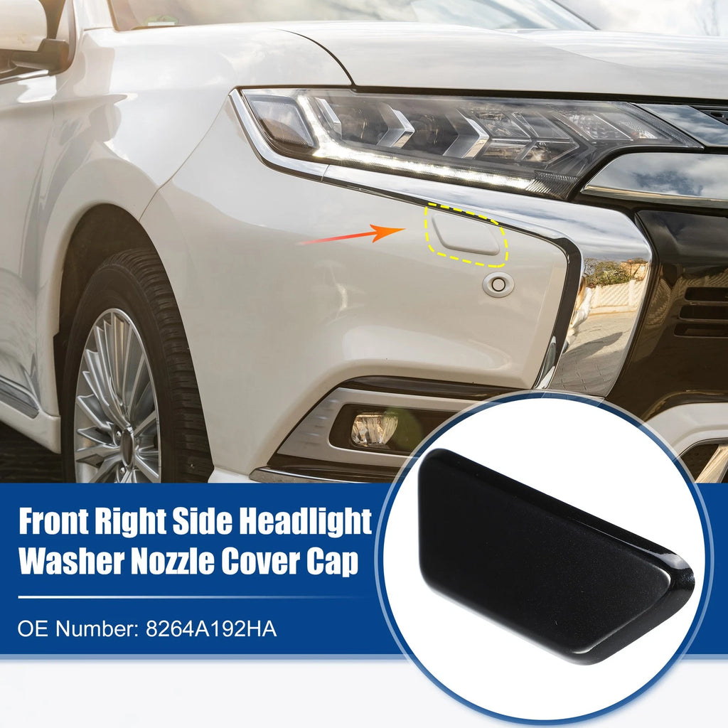 Right Front Headlight Washer Nozzle Cover Replacement for Mitsubishi (2010–2016)