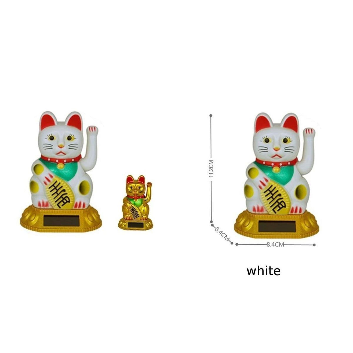 Solar Powered Lucky Cat for Fortune Cats