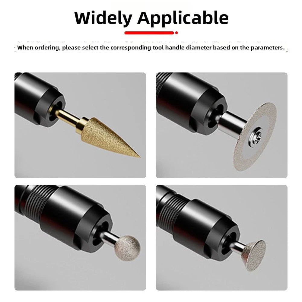 Grinding Machine Adapter Head for Multiple Tools (3 Chuck Sizes)