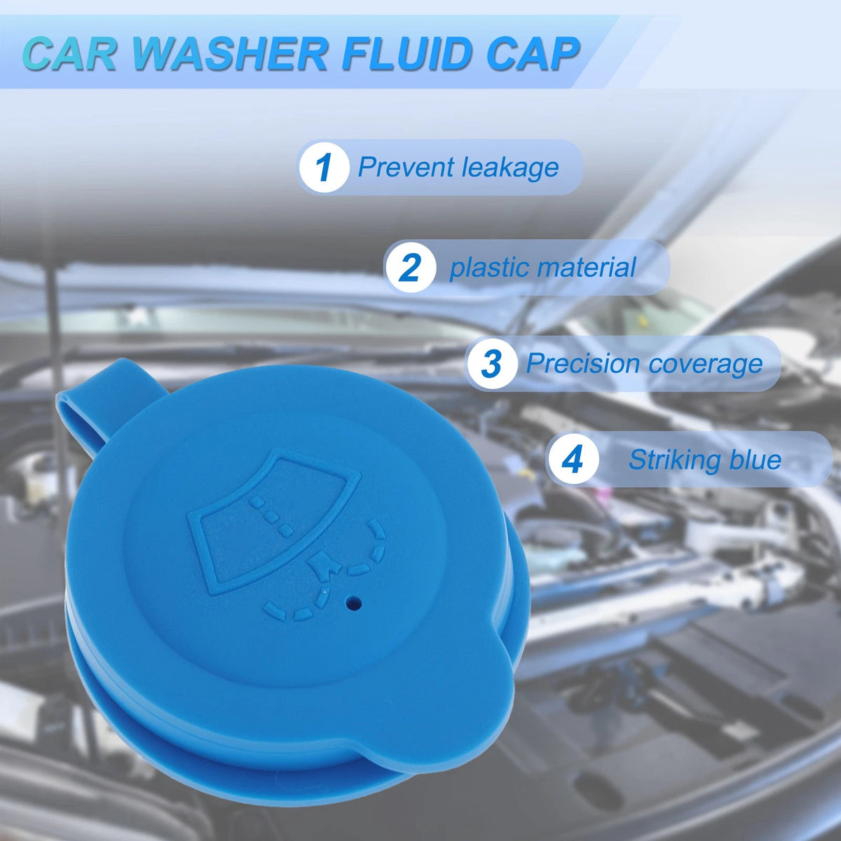 Washer Fluid Cap for Smart Fortwo (1998–2007) No. 3845177J00 Blue
