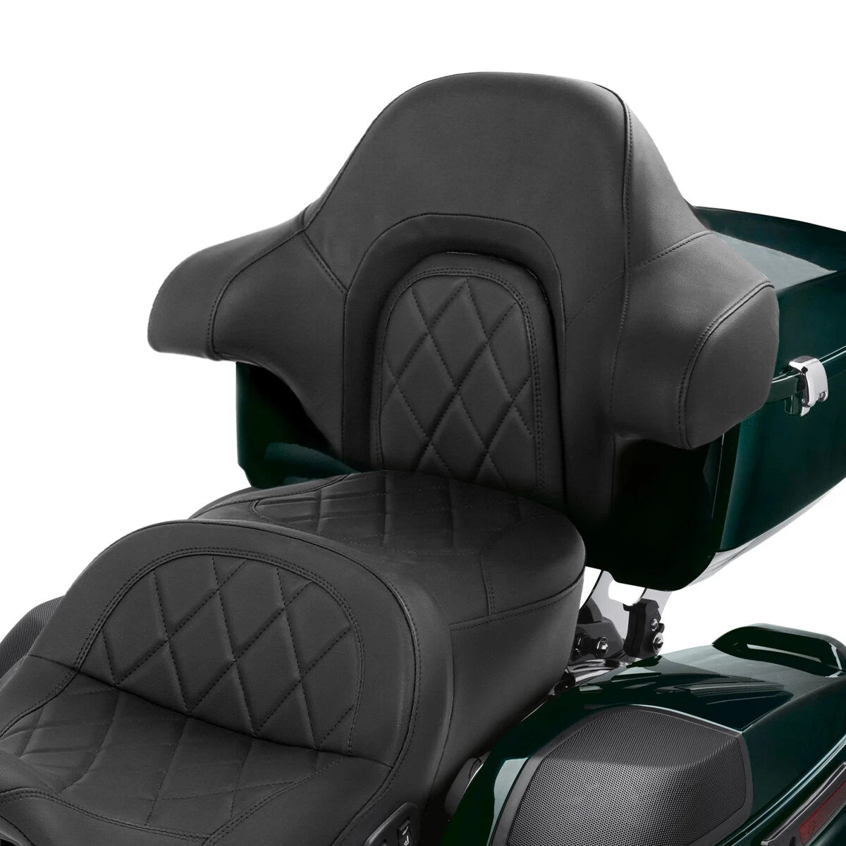 Trunk Backrest Pad for Harley Electra Glide (2014–2024) Black