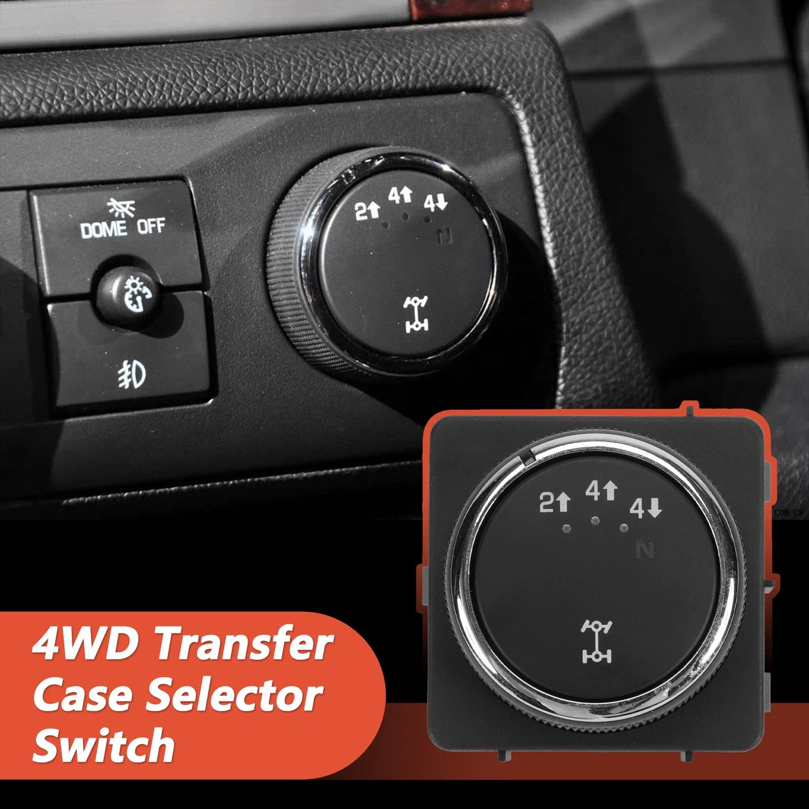 Transfer Case Selector Switch Replacement for Chevrolet Silverado 1500 (2007–2013)