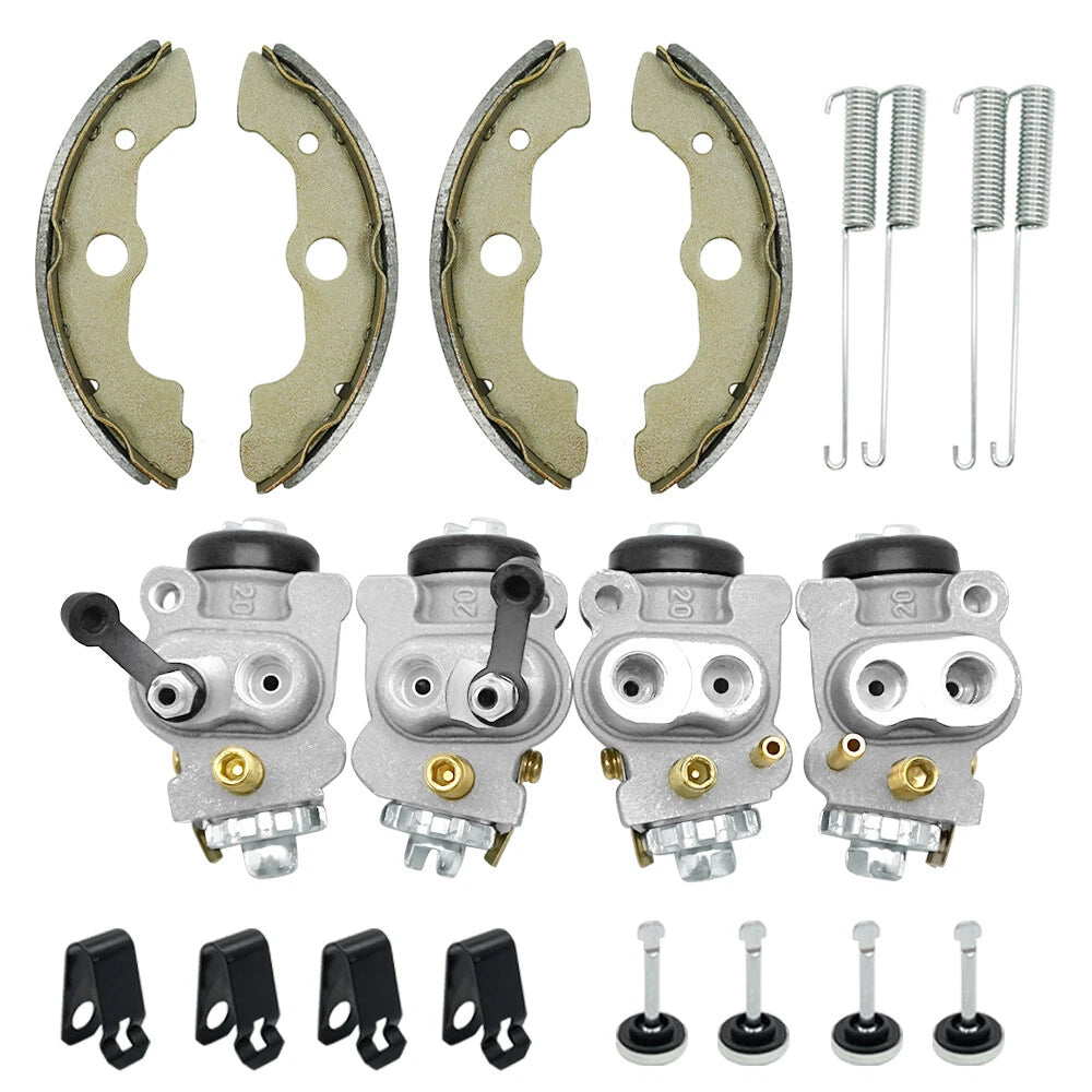 Front Brake Wheel Cylinders & Shoes Pin Kit for Honda Foreman TRX450 (1998–2004)