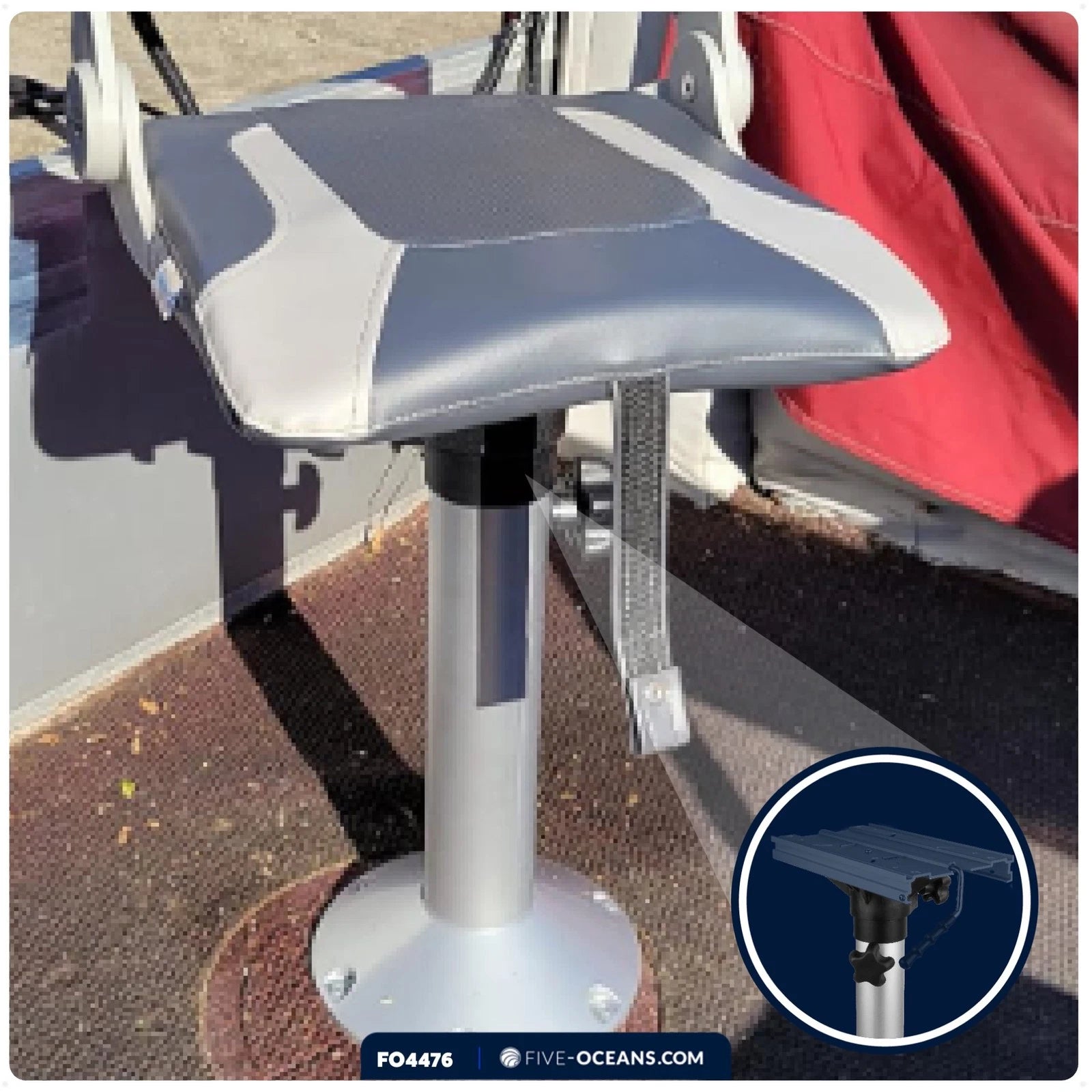 Adjustable Boat Seat Pedestal Base 19-25 Inch for