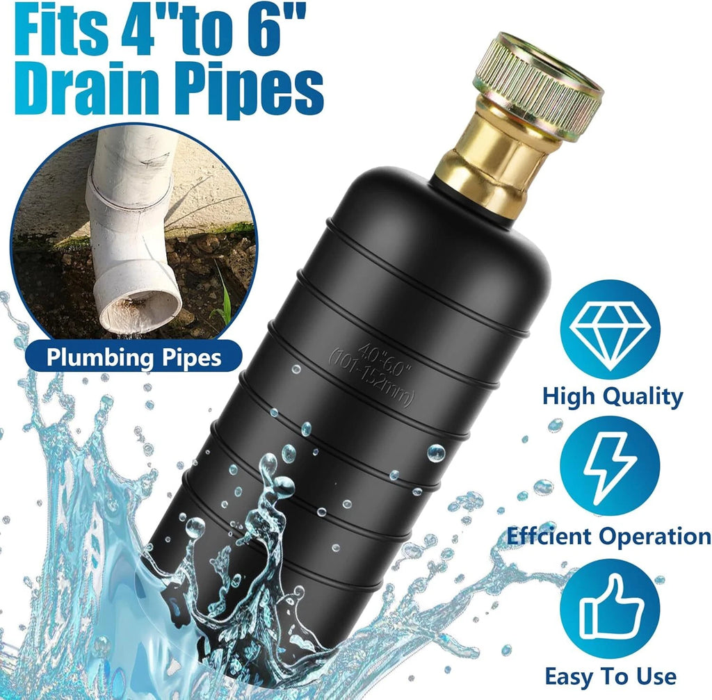 Drain Bladder for Clogged Sewer Pipe Cleaning (4"-6")