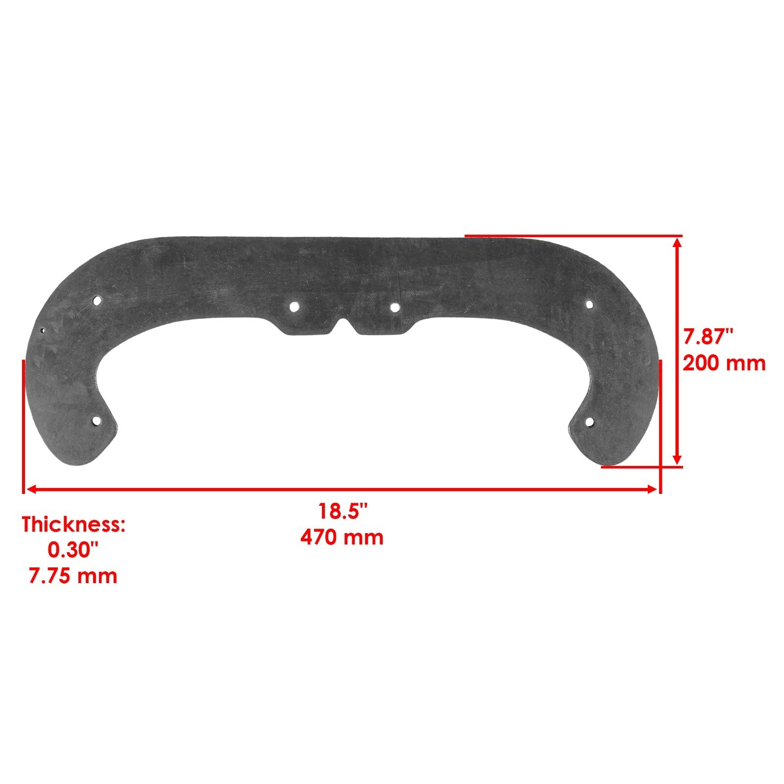 Rotor Paddle Replacement for Toro 38273 18 in CCR Powerlite (2011–2016)