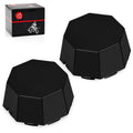 Matte Black Hub Cap Cover x2 for Polaris Sportsman 570 Touring (2020–2023)