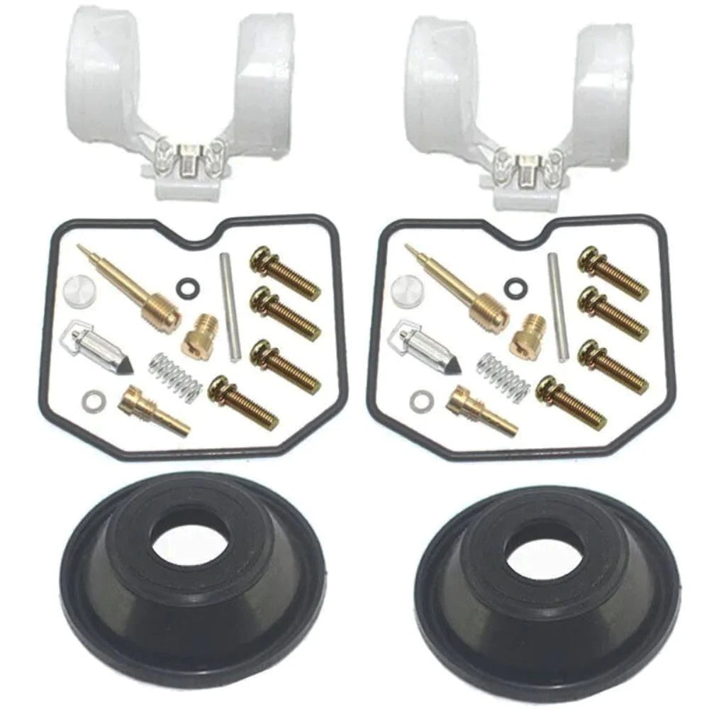 2X Carburetor Carb Kit Diaphragm Plunger for Kawasaki EN500 (1996–2009)