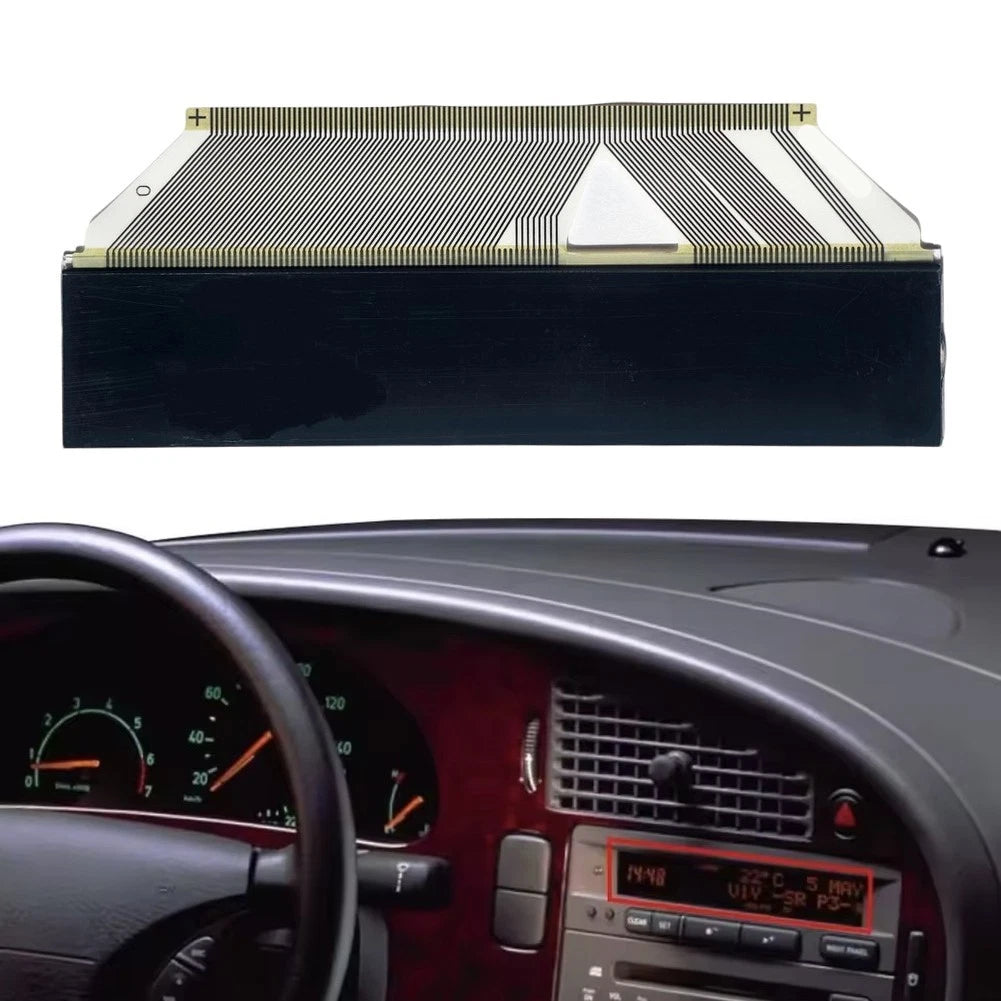 For Saab 9-3 9-5 1998-2003 Central Dashboard LCD Display Screen ABS Glass