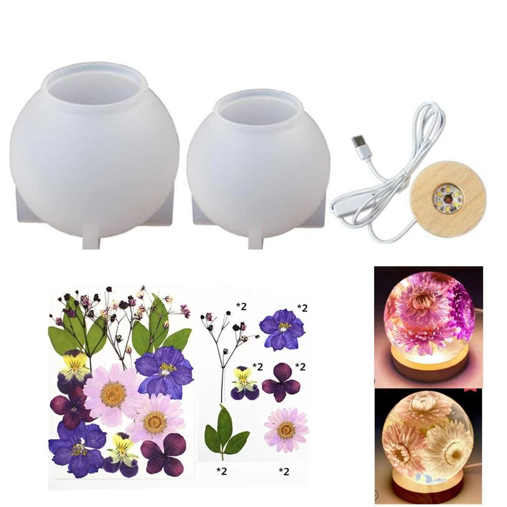 LED Lamp Night Light Resin Casting Mould for Universal Use
