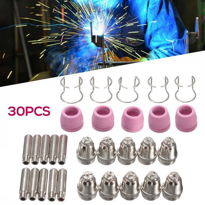 Plasma Cutting Nozzle Kit & Electrode Set for Industrial Applications