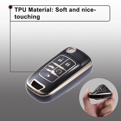 Smart Key Fob Cover Kit for Chevrolet Equinox Camaro Cruze (2010–2024)