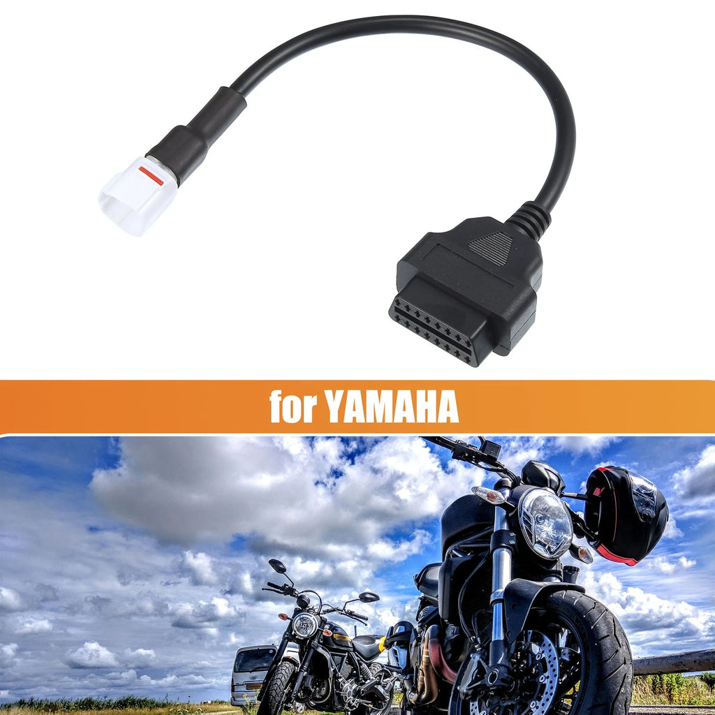 OBD2 Diagnostic Adapter Cable 4 Pin for Yamaha (2010–2024)