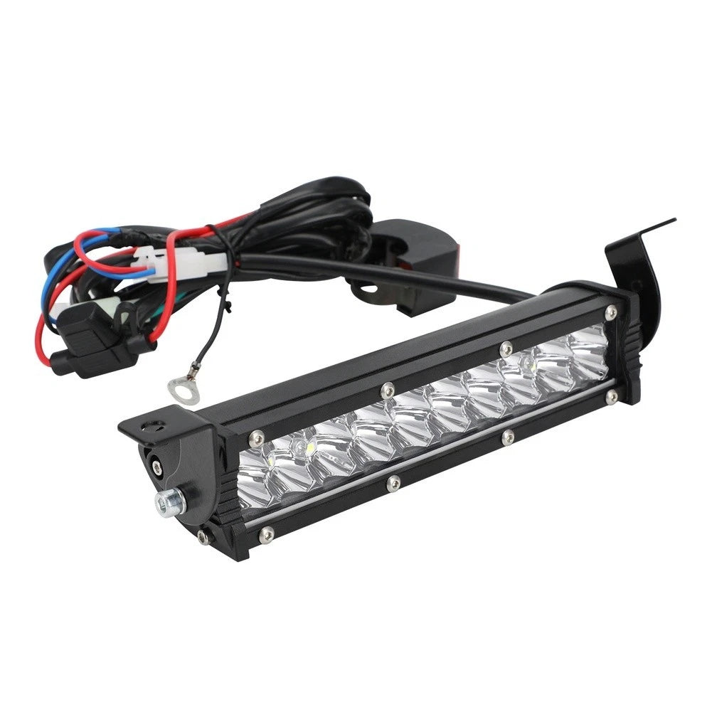Black LED Light Bar for Motorcycle (23x15x15cm)