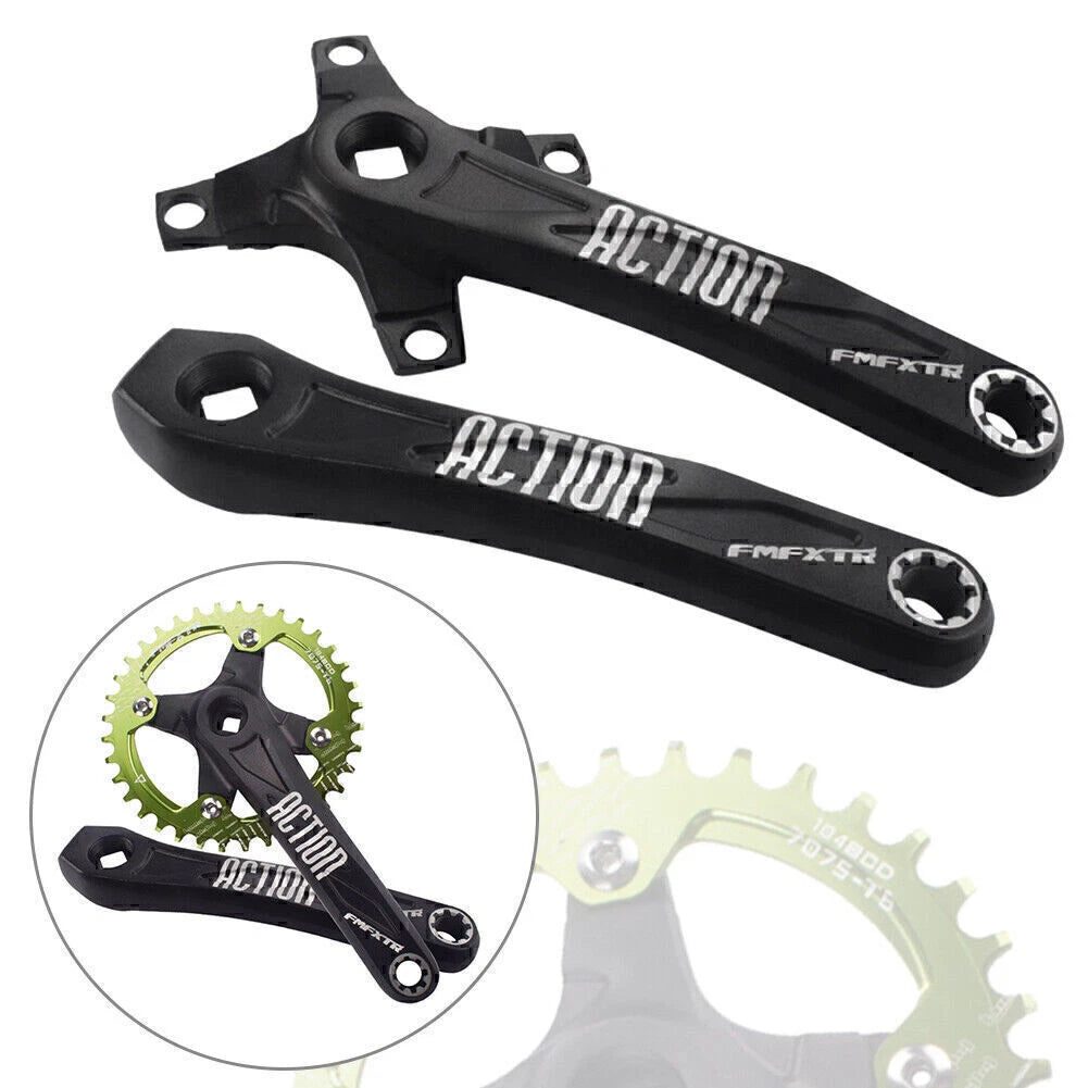Aluminum Alloy Crankset for MTB Bicycle (170mm Length, BCD 104mm)