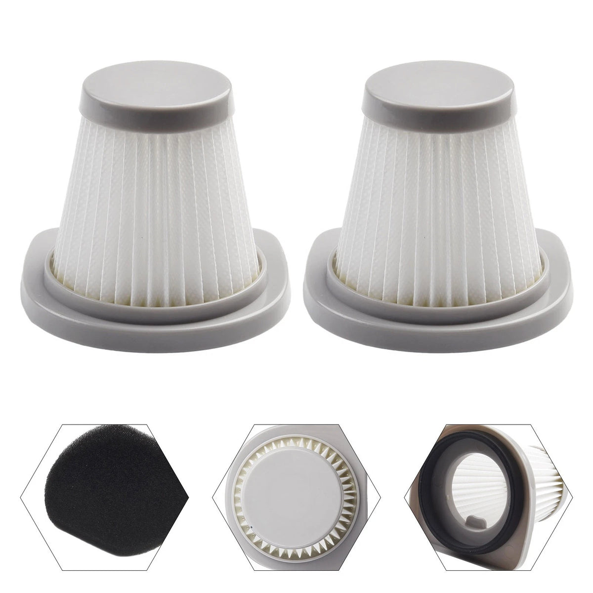 2X Filters for Hoover VSC02B16T-30 Robot Vacuum Cleaner