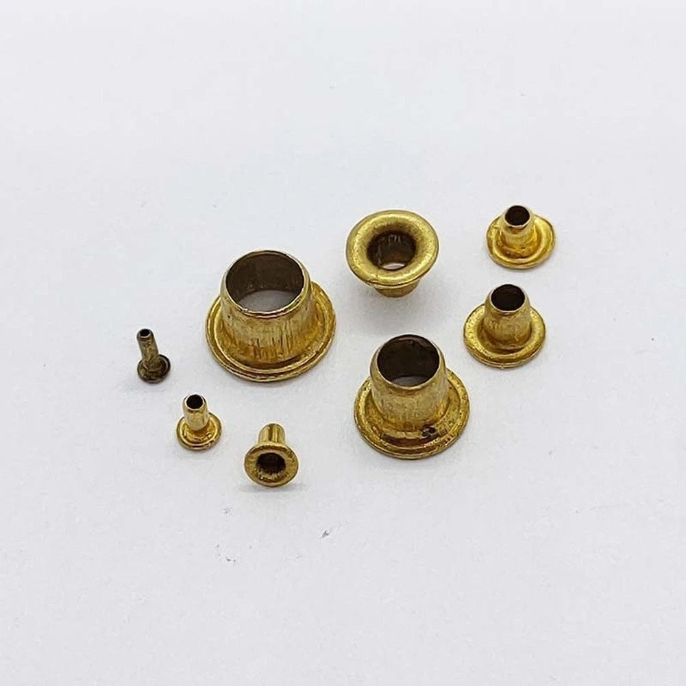 Brass Hollow Rivets for Outdoor Gear Maintenance