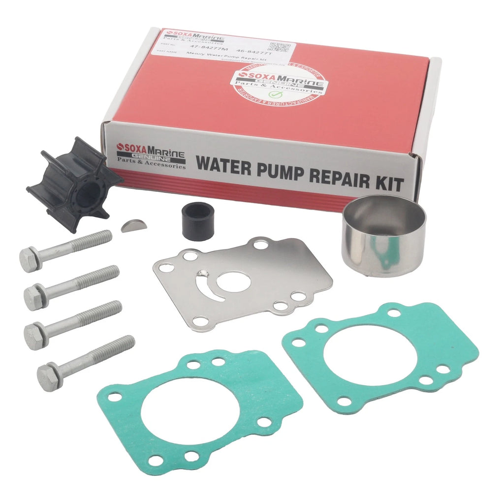 Water Pump Impeller Repair Kit for Mercury Mariner 9.9 15 hp (46-84277M)