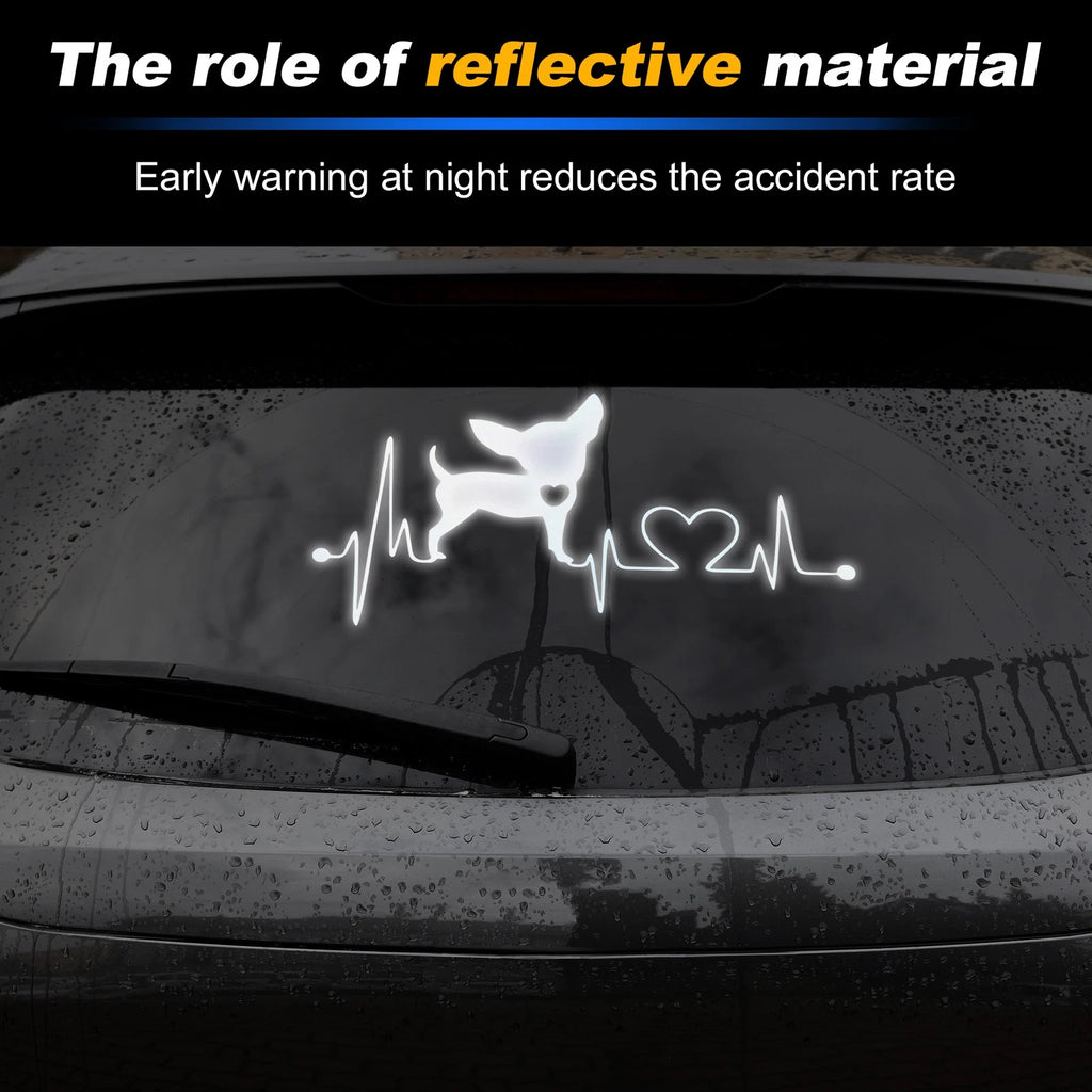 Reflective Bumper Decal for Dog Lovers (Personalized)