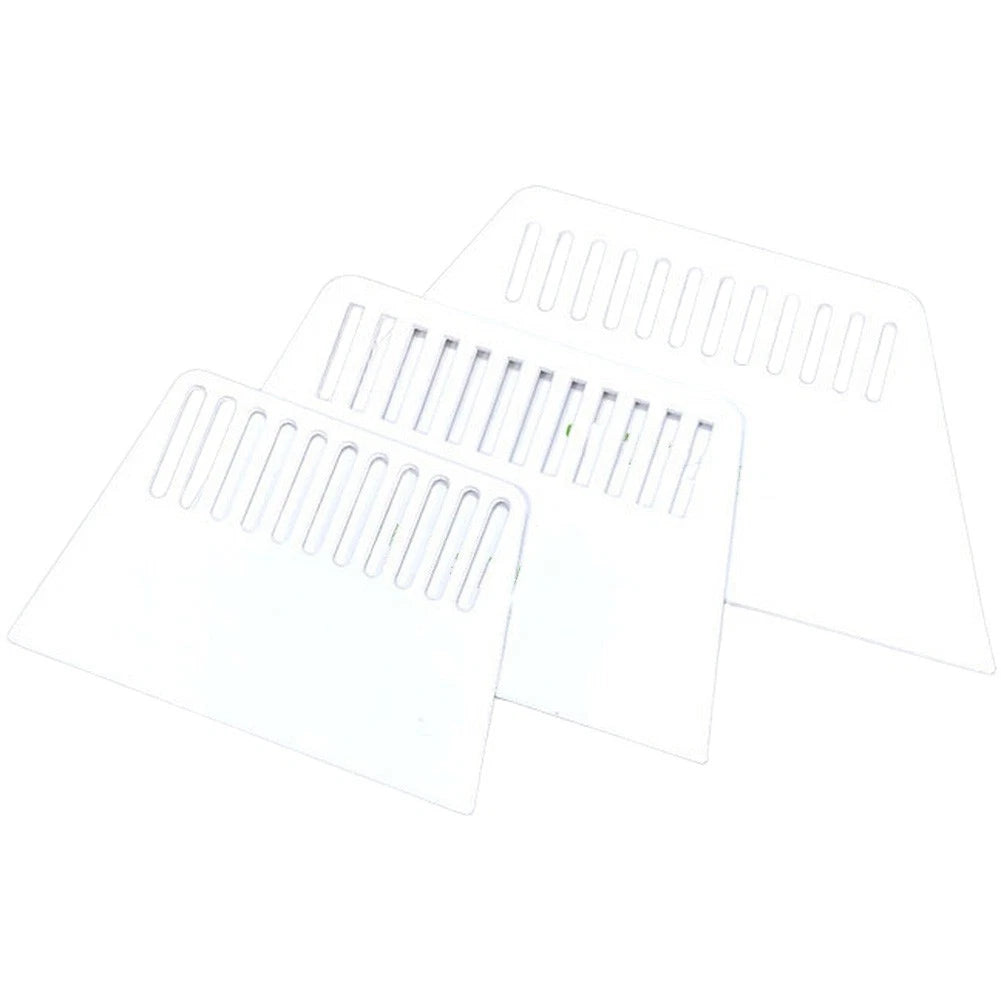 3X PP Plastic Scraper Set for Filling and Decorative Work
