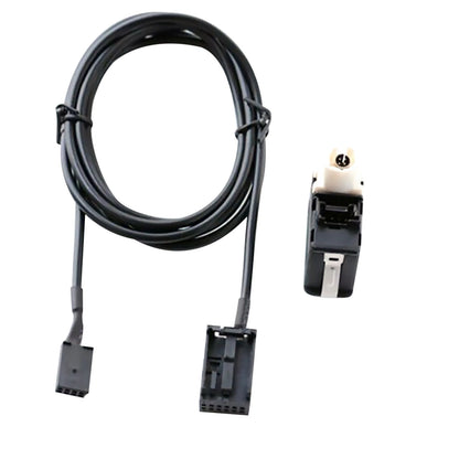AUX USB Dash Audio 12Pin Cable for BMW E39 E53 X5 (1995–2006)