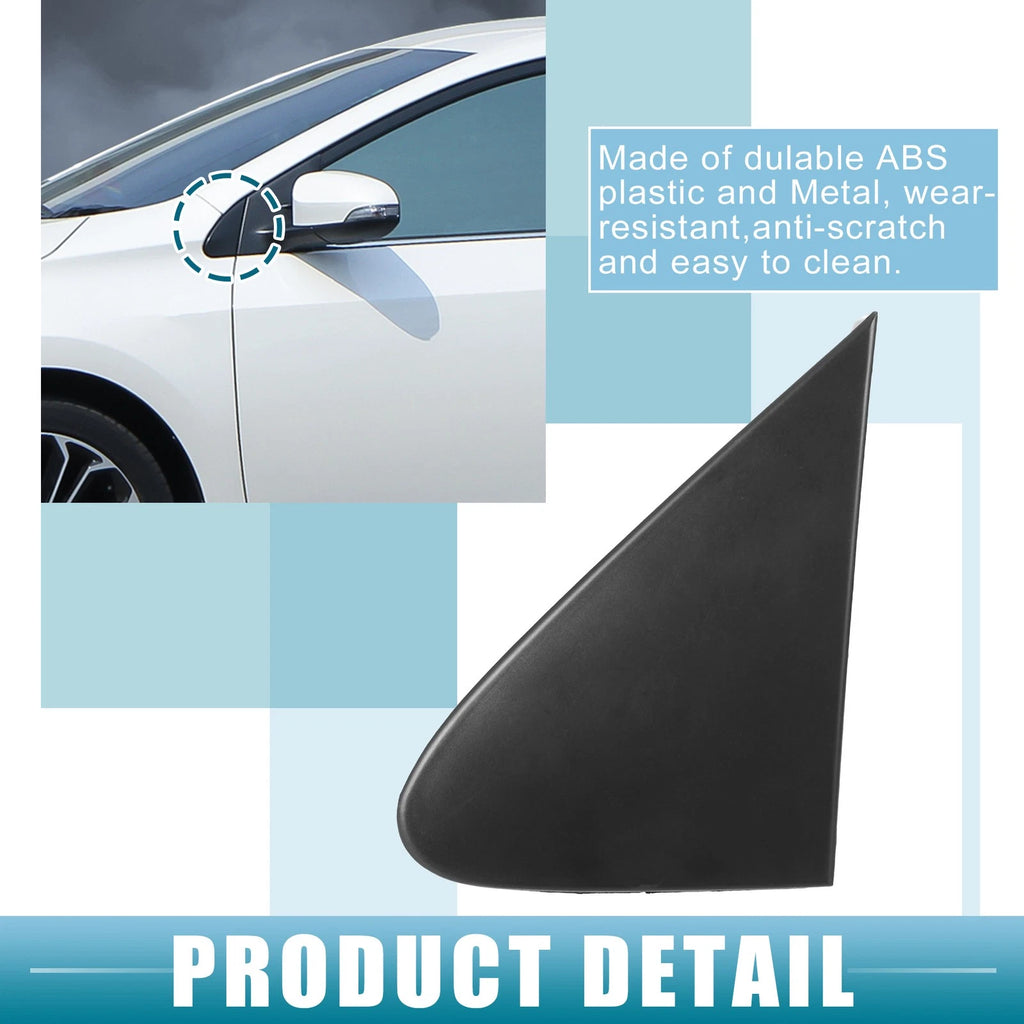 Left Car Mirror Corner Fender Triangle Cover Replacement for Toyota Corolla (2005–2015)