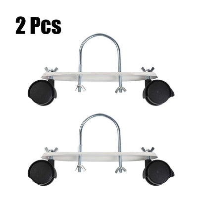 2X Casters Stand Heater Bracket for Electric Heater