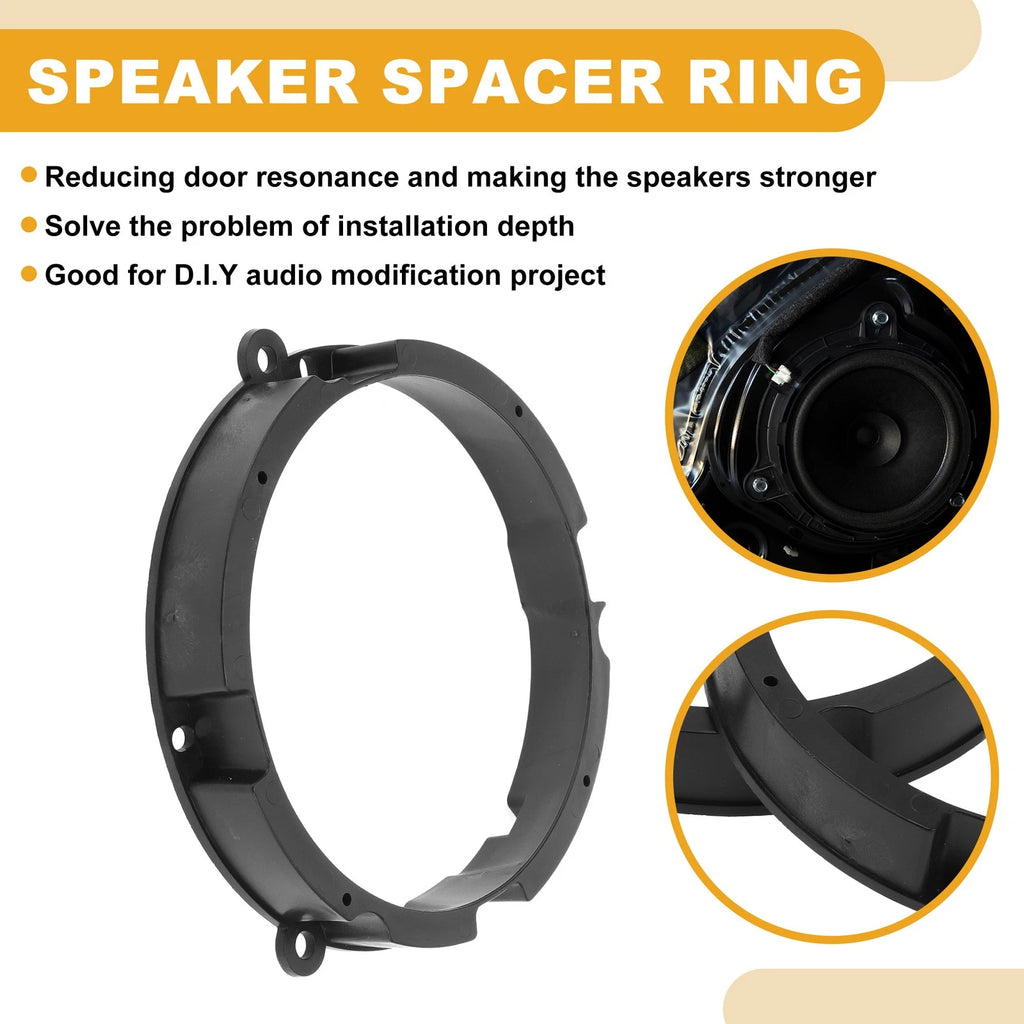 Tweeter Speaker Spacer Ring Adapter Replacement for Volkswagen Santana (1985–1995)