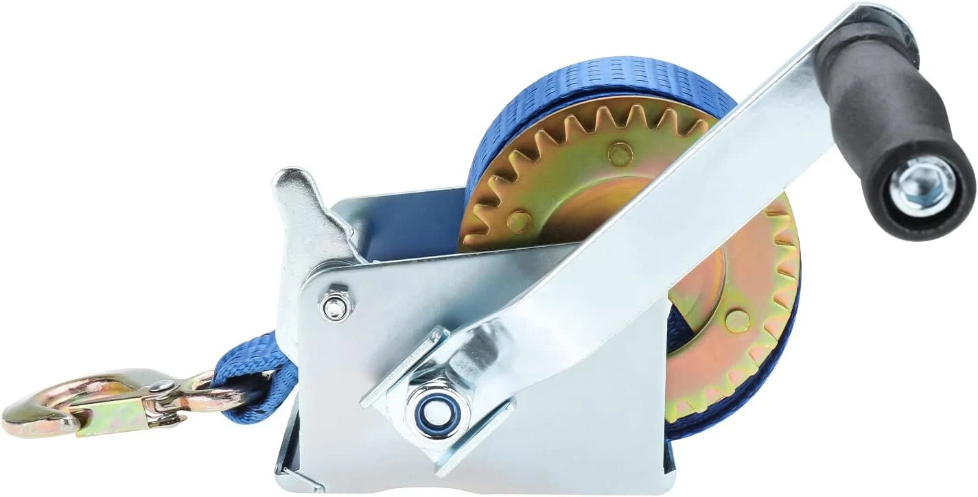 600LBS Hand Winch for ATV Boat Trailer (Heavy Duty)