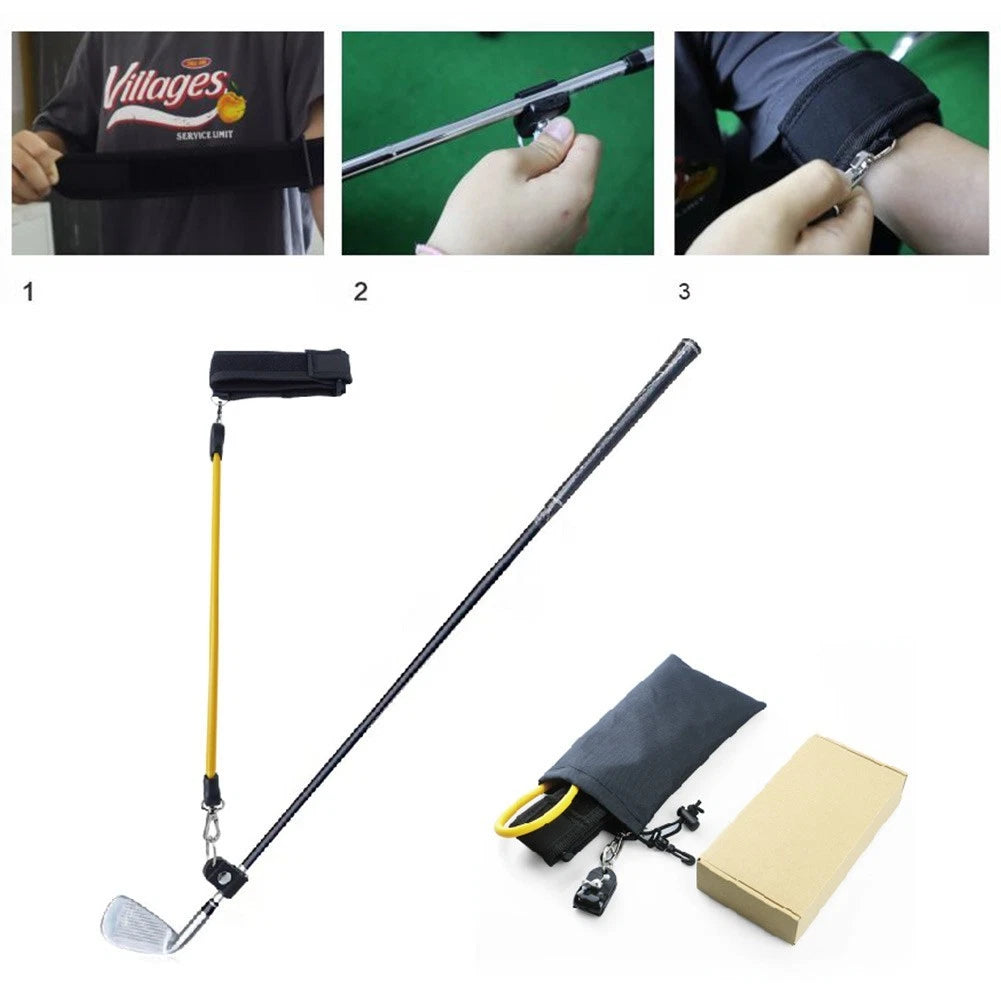 Adjustable Rotating Rope Swing Training Aid for Golf