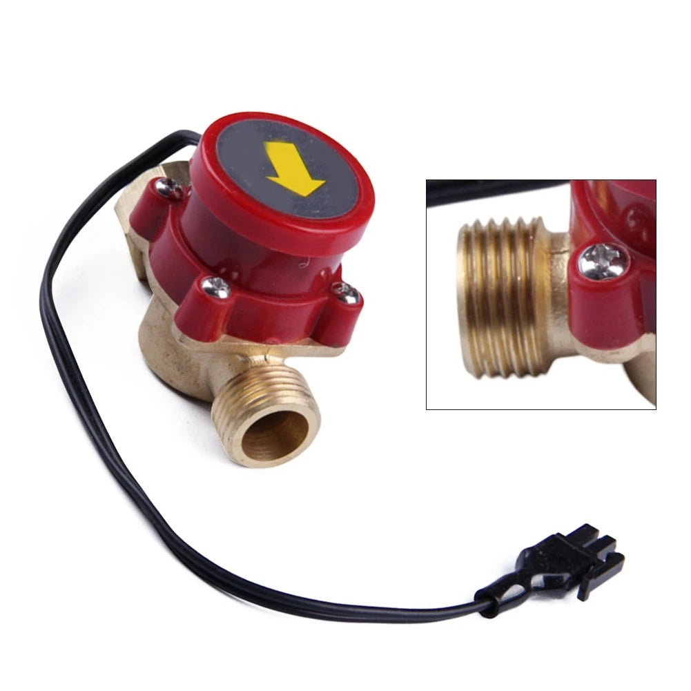 HT30 Water Flow Switch Sensor 30W G12 Thread for Water Pumps (0-110V)