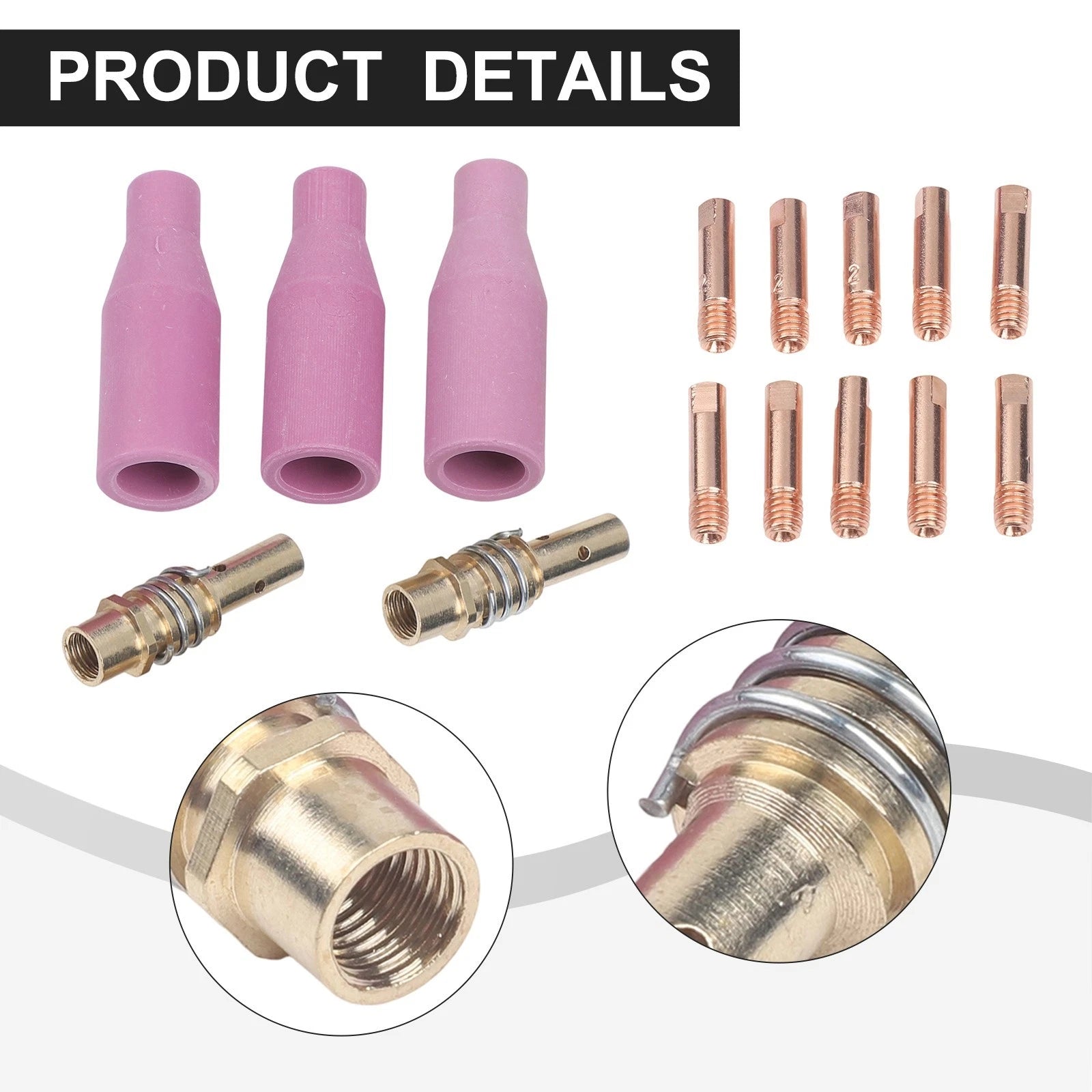 Welding Nozzle Kit for MIG 15AK Torch (Nozzles)