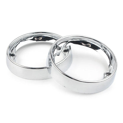 Chrome Visor-Style Turn Signal Bezels for Harley Electra Glide, Road King (1986–2016)