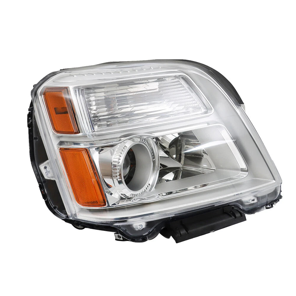 Headlight Headlamp Halogen Chrome for GMC Terrain (2010–2015) RH/Passenger