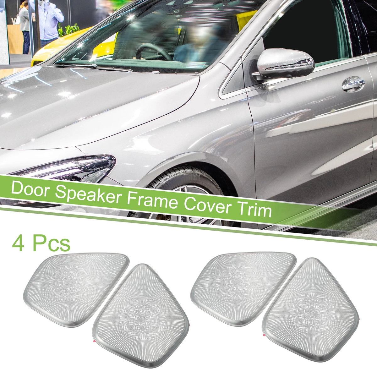 4 Pcs Door Speaker Frame Cover Trim Front Rear for Mercedes Benz A B Class (2013–2022)
