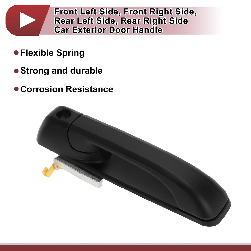 Exterior Door Handle Front Rear Replacement for Dodge Ram 1500 (2013–2018)