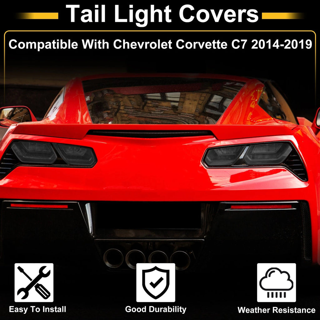 Tail Light Cover Trim Replacement for Chevrolet Corvette C7 (2014–2019)