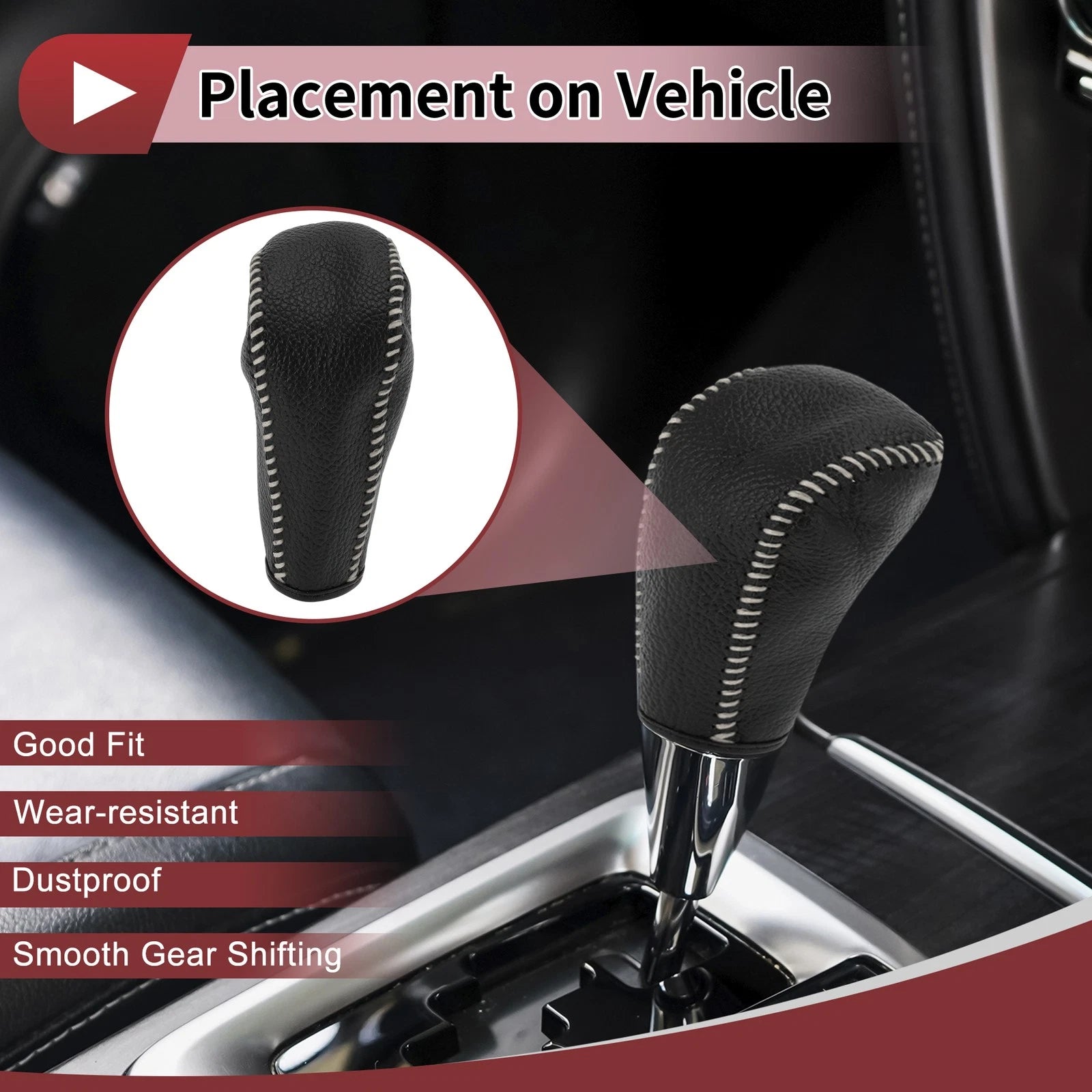 Gear Shift Knob Cover Replacement for BMW 3 Series E90 (2004–2012)