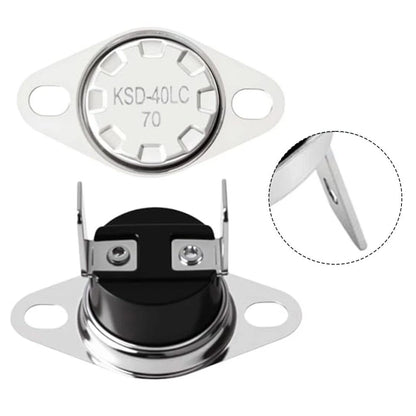 Replacement KSD40LC 70 Thermal Fuse Switch for GE Microwaves