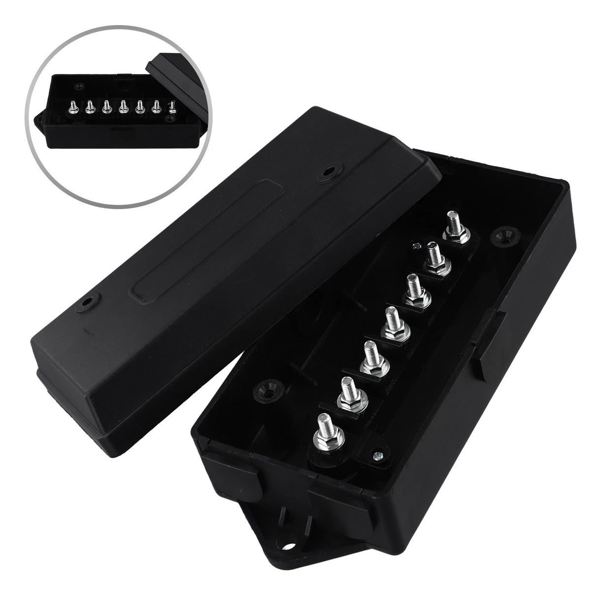 7 Gang Junction Box for Enhanced Towing Safety