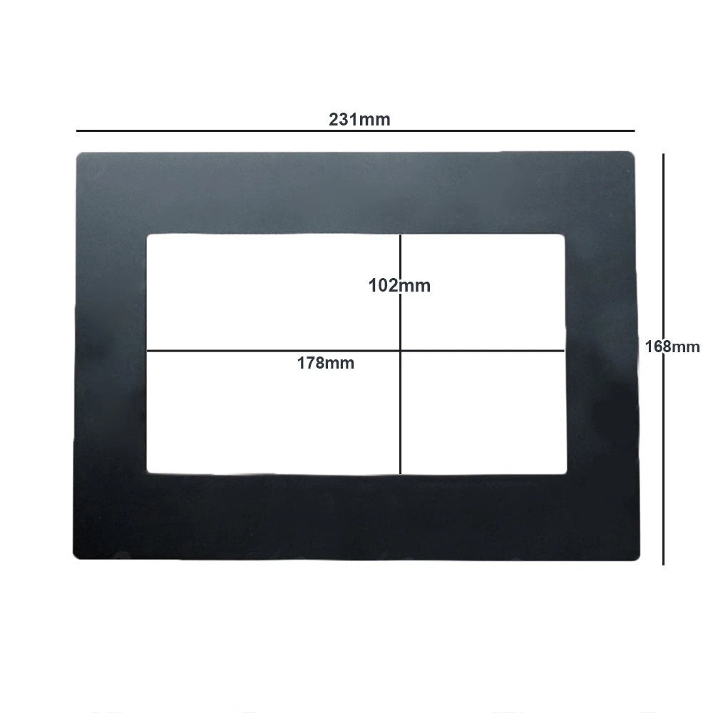 Car MP3 Radio Player Panel Frame for Universal Fit (231x168mm)