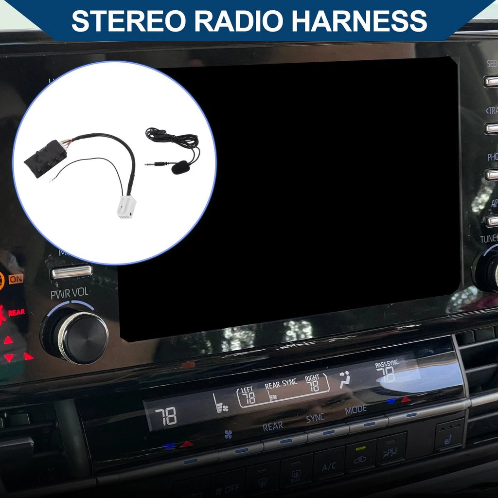 Stereo Radio Harness with Microphone Handsfree for Volkswagen (2010–2018)