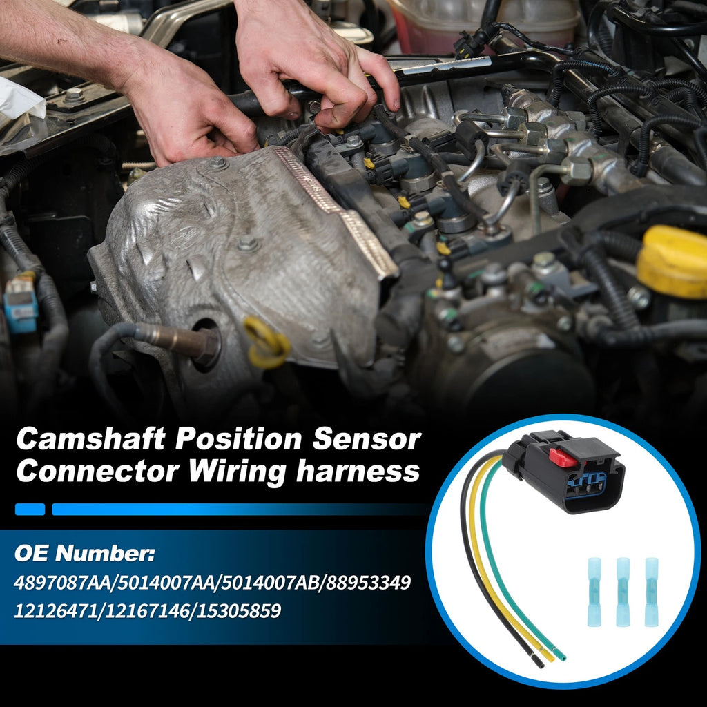 Camshaft Position Sensor Connector Wiring Harness for Cadillac (2010–2015)