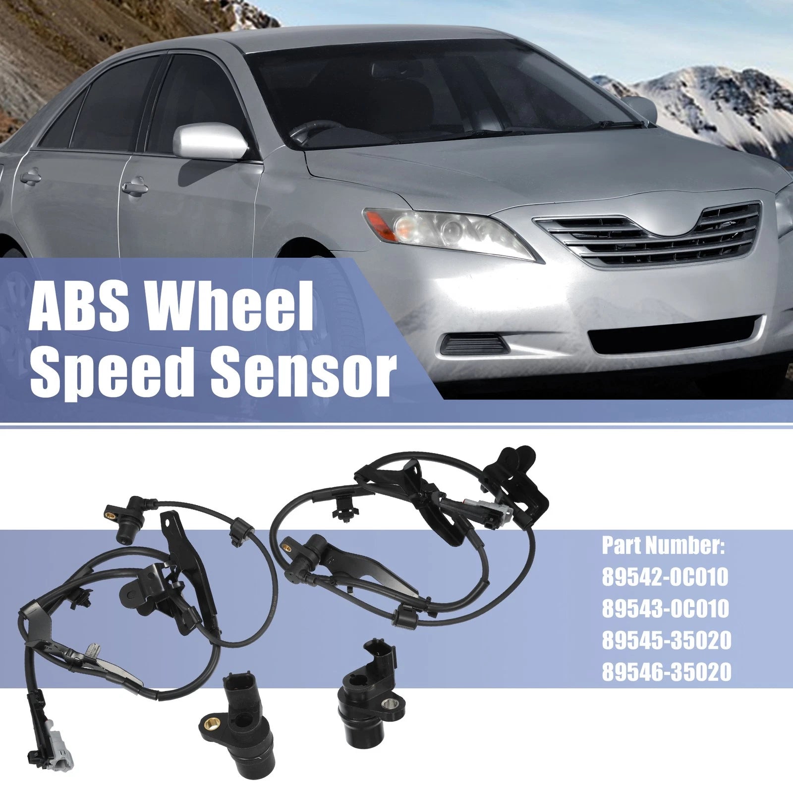 ABS Sensor Set Front Rear Left Right for Toyota Tundra (2000–2006)