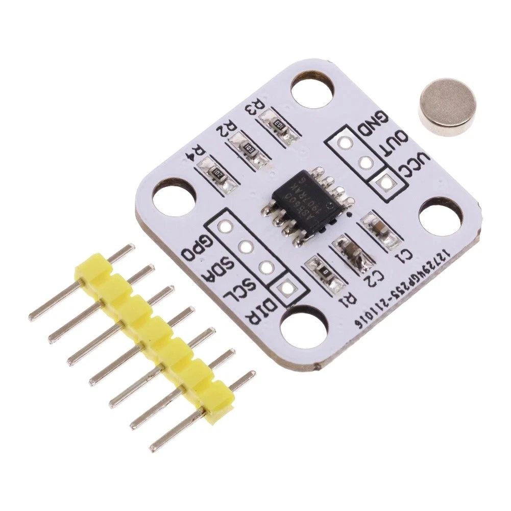 2X Magnetic Encoder Modules AS5600 with I2C Outputs for Application Use