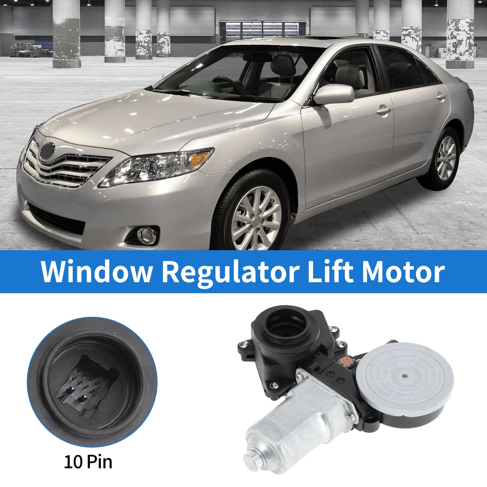 Power Window Regulator Lift Motor Replacement for Toyota Camry (2006–2009)