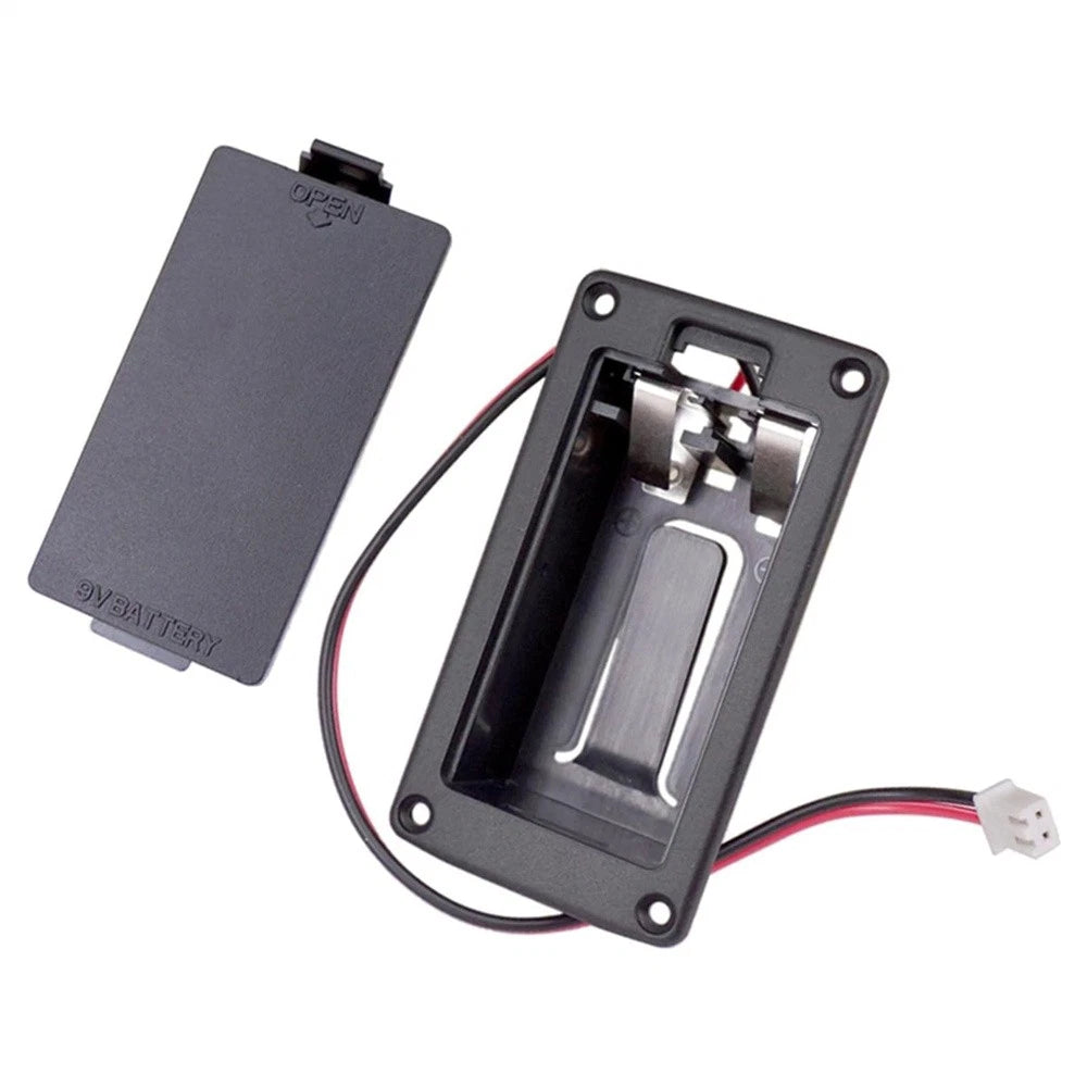 2Pcs Battery Holder Box for Acoustic Guitar (9V)