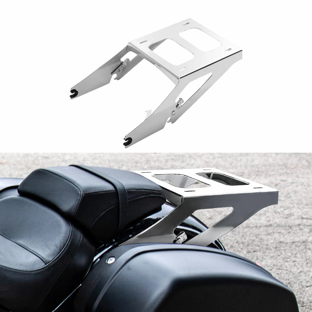 Chrome Two Up Mounting Rack for Harley Softail Sport Glide (2018–2025)